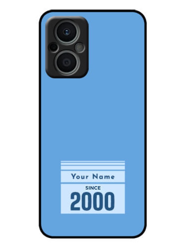 Custom Oppo F21s Pro 5G Custom Metal Phone Case - Custom Year Of Birth Design