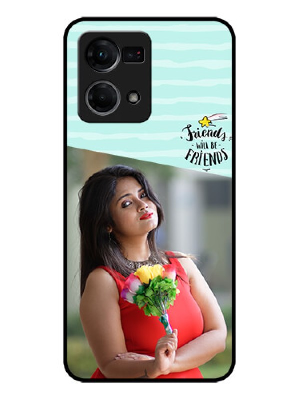 Custom Oppo F21s Pro Custom Metal Phone Case - Friends Picture Icon Design