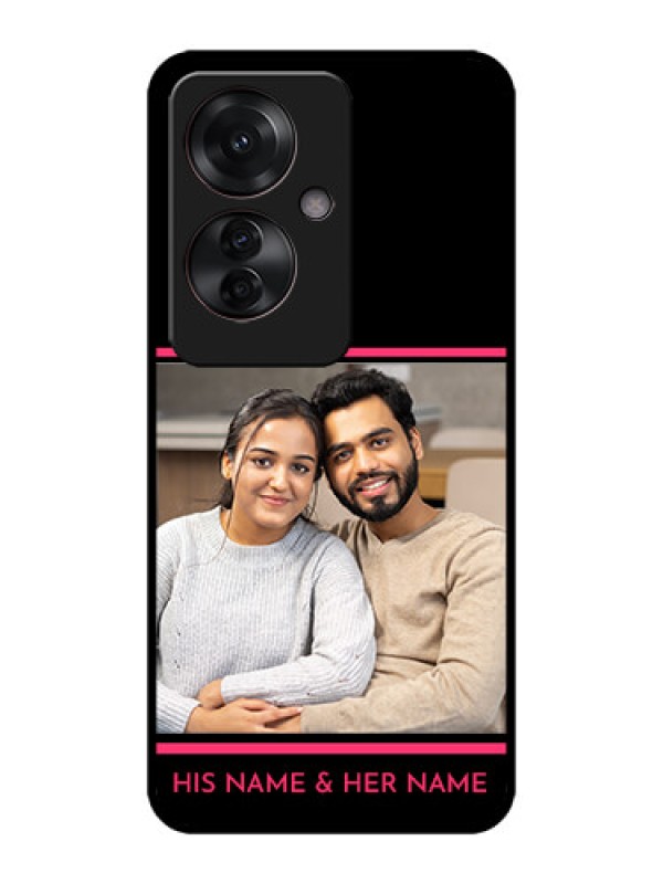 Custom Oppo F25 Pro 5G Custom Metal Phone CaseWith Add Text Design