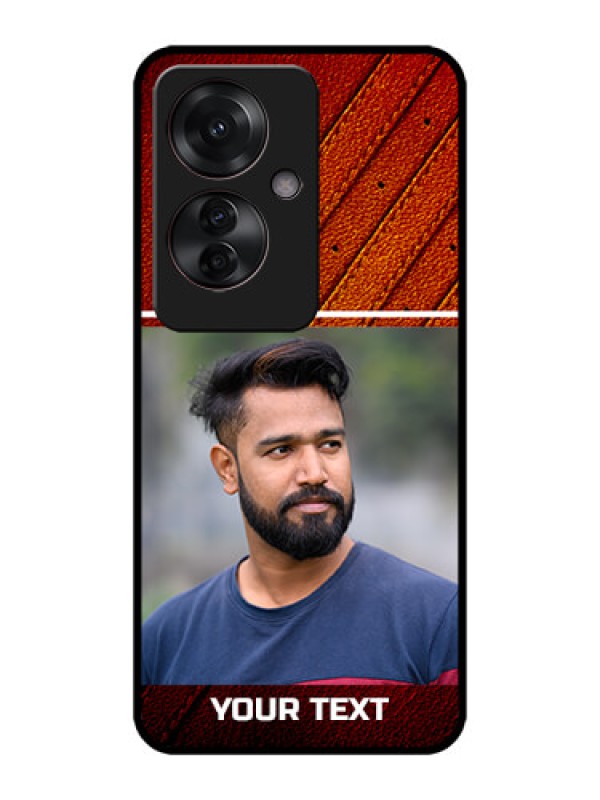 Custom Oppo F25 Pro 5G Custom Metal Phone CaseLeather Phone Case Design