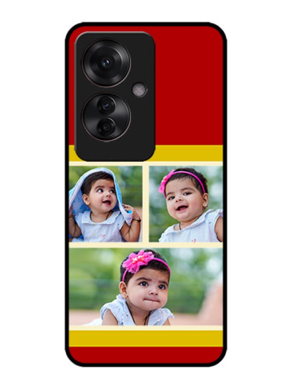 Custom Oppo F25 Pro 5G Custom Metal Phone CaseMultiple Pic Upload Design