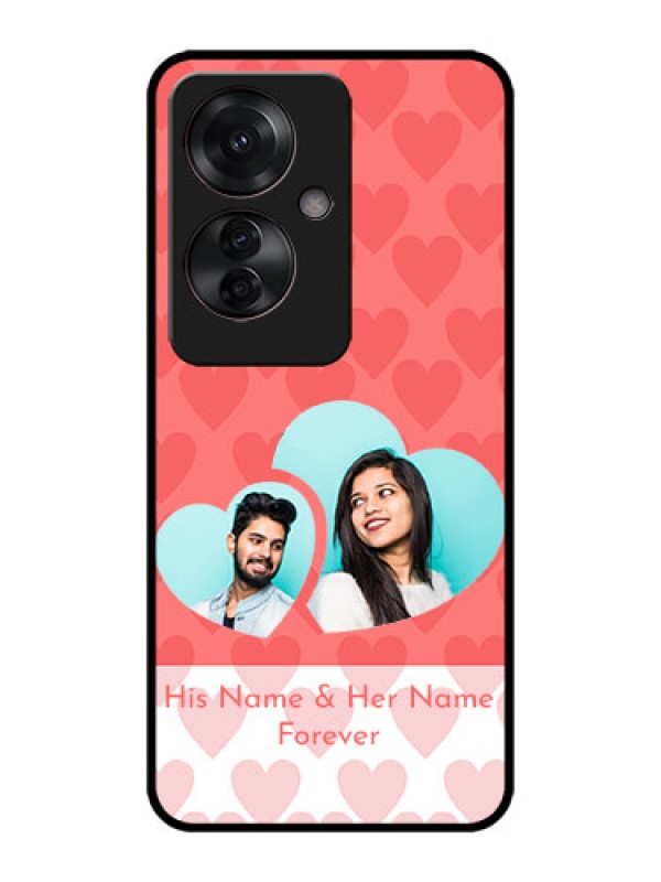 Custom Oppo F25 Pro 5G Custom Metal Phone CaseCouple Pic Upload Design