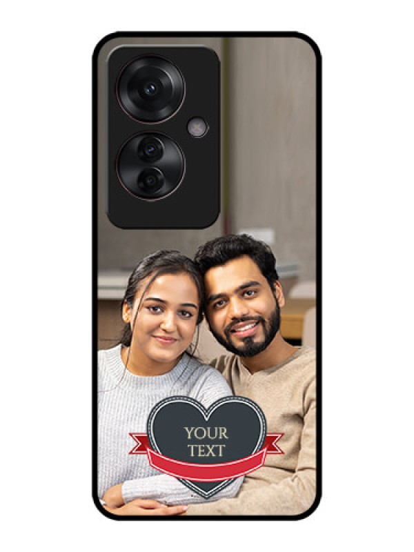 Custom Oppo F25 Pro 5G Custom Metal Phone CaseJust Married Couple Design