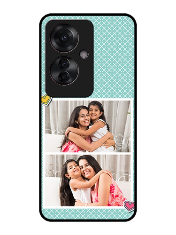 Custom Oppo F25 Pro 5G Custom Metal Phone Case2 Image Holder With Pattern Design