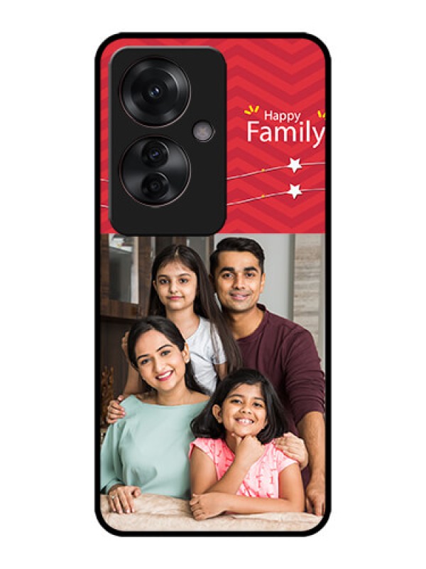 Custom Oppo F25 Pro 5G Custom Metal Phone CaseHappy Family Design