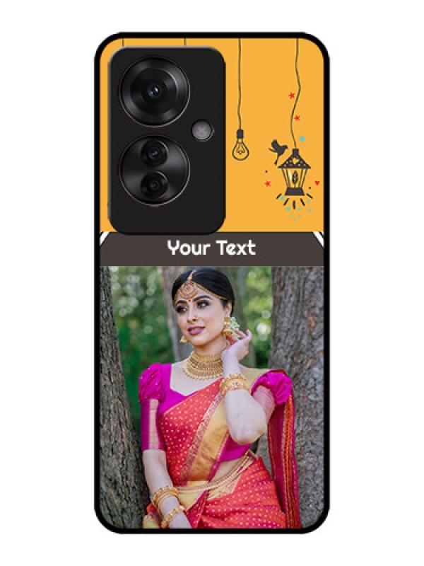 Custom Oppo F25 Pro 5G Custom Metal Phone CaseWith Family Picture And Icons