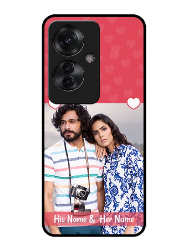 Custom Oppo F25 Pro 5G Custom Metal Phone CaseSimple Love Design