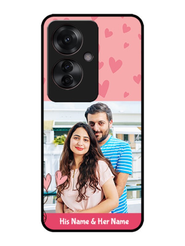 Custom Oppo F25 Pro 5G Custom Metal Phone CaseLove Design Peach Color