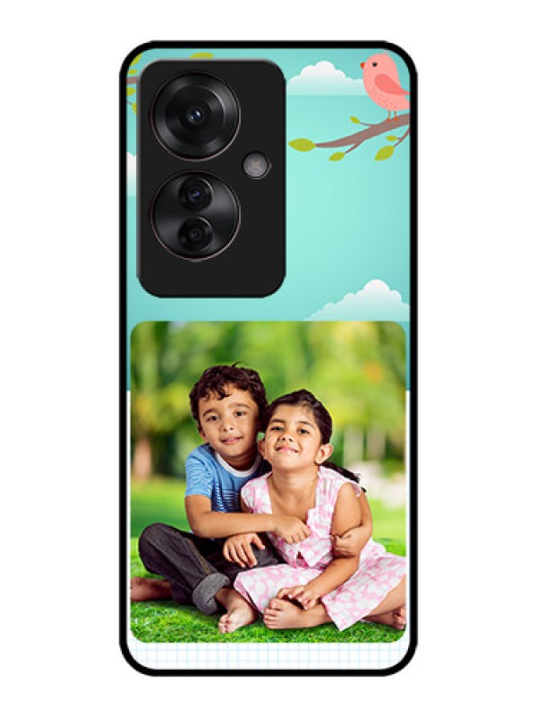 Custom Oppo F25 Pro 5G Custom Metal Phone CaseDoodle Love Design