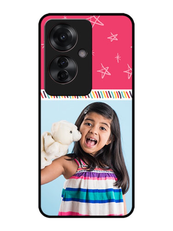 Custom Oppo F25 Pro 5G Custom Metal Phone CaseLine Art Design