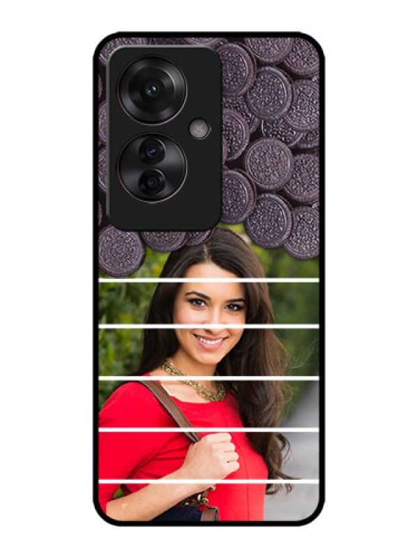 Custom Oppo F25 Pro 5G Custom Metal Phone CaseWith Oreo Biscuit Design