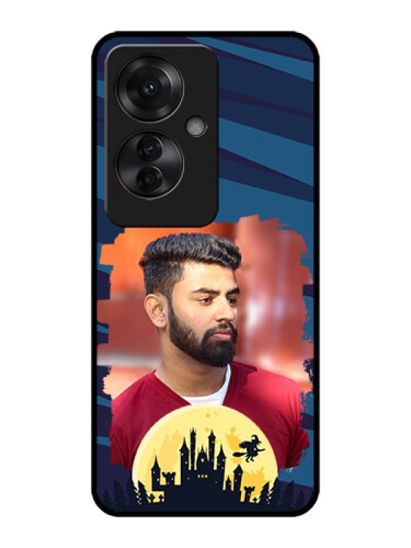 Custom Oppo F25 Pro 5G Custom Metal Phone CaseHalloween Witch Design