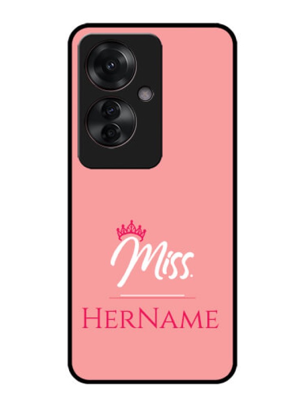 Custom Oppo F25 Pro 5G Custom Metal Phone CaseMrs With Name Design