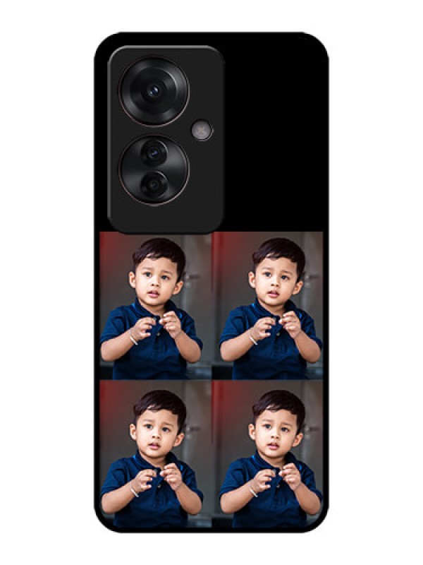 Custom Oppo F25 Pro 5G Custom Metal Phone Case4 Image Holder Design