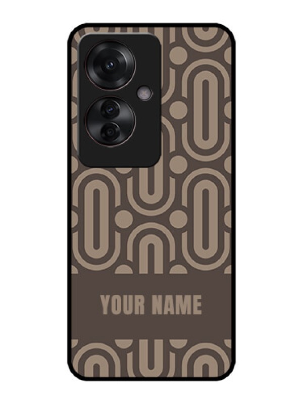 Custom Oppo F25 Pro 5G Custom Metal Phone CaseCaptivating Zero Pattern Design