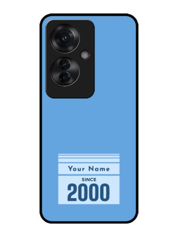 Custom Oppo F25 Pro 5G Custom Metal Phone CaseCustom Year Of Birth Design