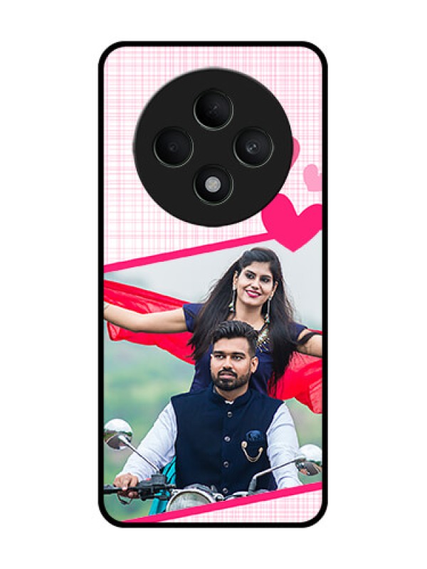 Custom Oppo F27 5G Custom Metal Phone CaseLove Shape Heart Design