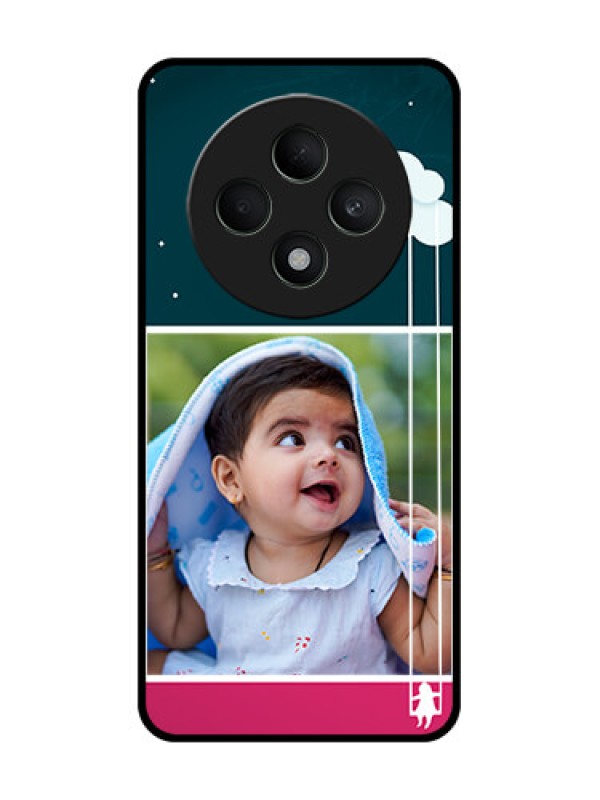 Custom Oppo F27 5G Custom Metal Phone CaseCute Girl With Cloud Design