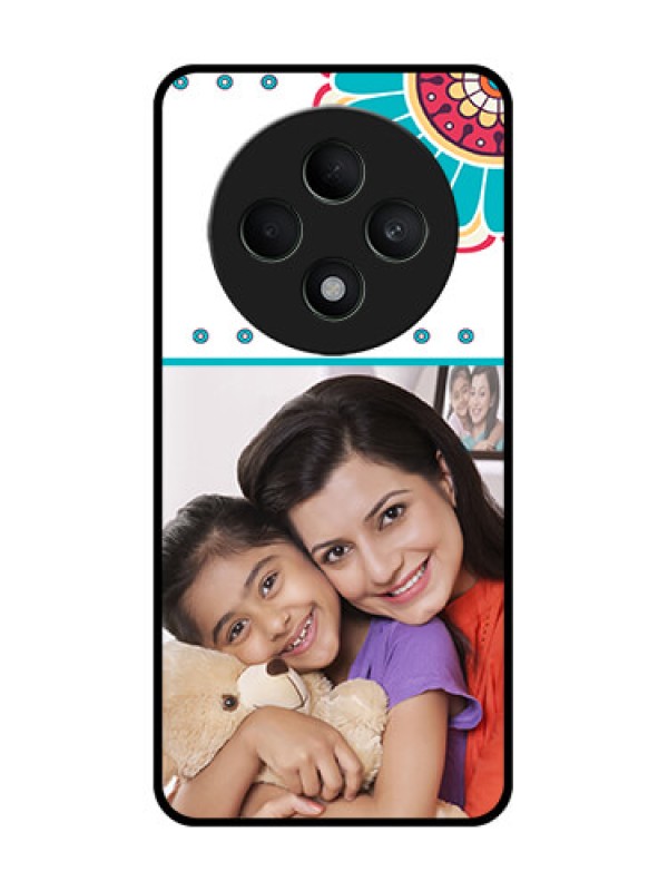 Custom Oppo F27 5G Custom Metal Phone CaseFlower Design