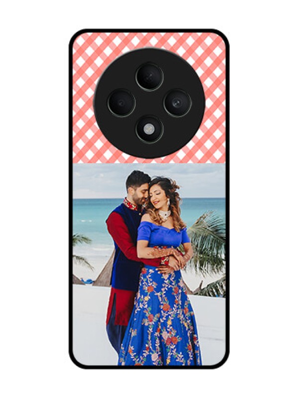 Custom Oppo F27 5G Custom Metal Phone CasePink Pattern Design