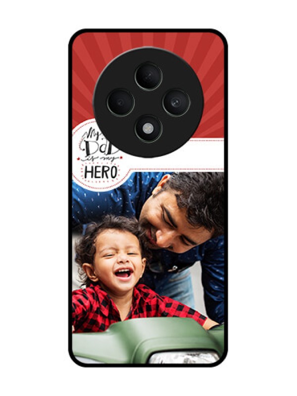 Custom Oppo F27 5G Custom Metal Phone CaseMy Dad Hero Design