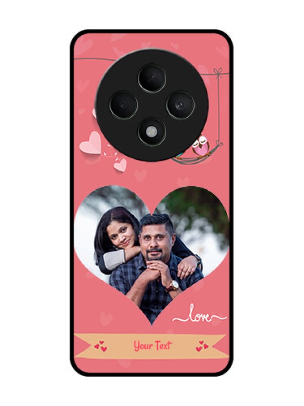 Custom Oppo F27 5G Custom Metal Phone CasePeach Color Love Design