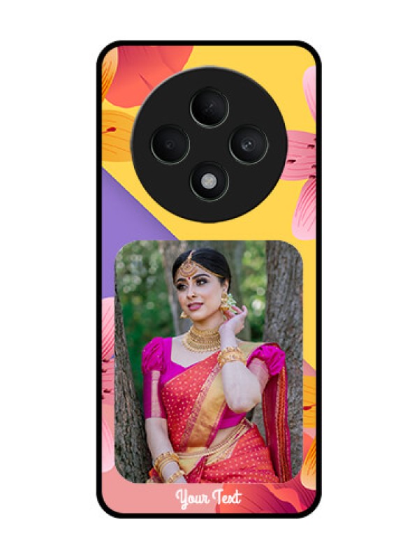 Custom Oppo F27 5G Custom Metal Phone Case3 Image With Vintage Floral Design