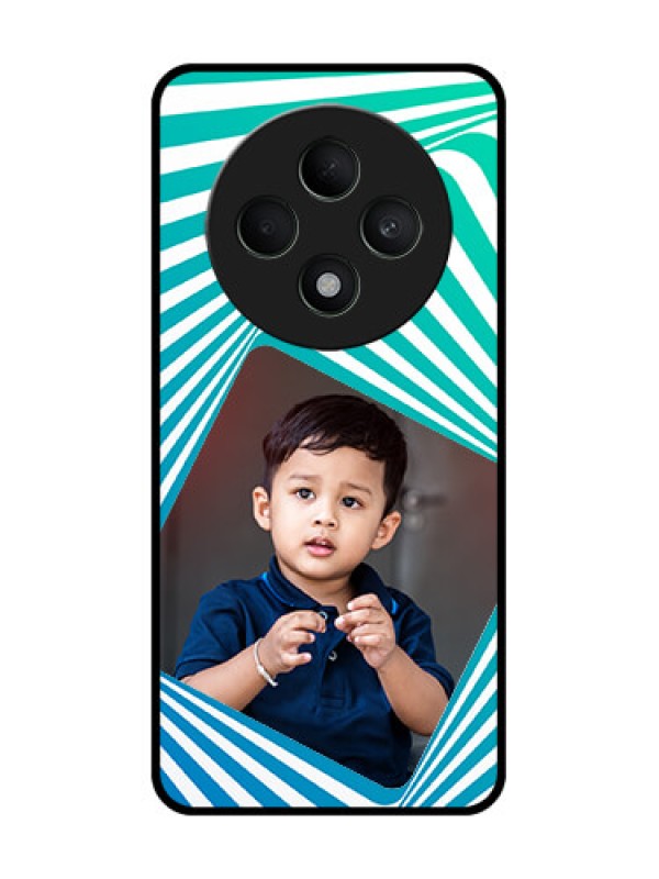 Custom Oppo F27 5G Custom Metal Phone CaseAbstract Spiral Design