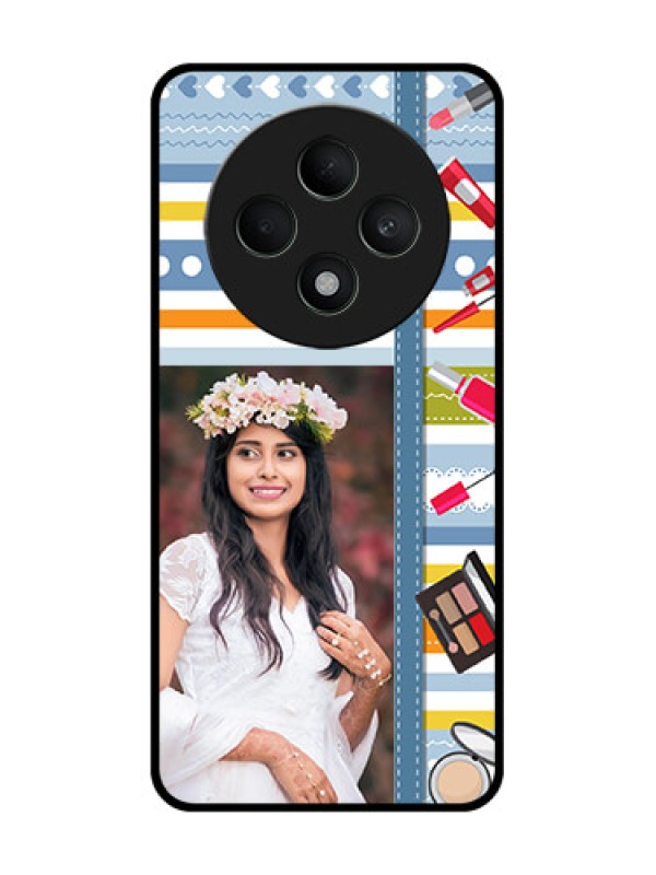 Custom Oppo F27 5G Custom Metal Phone CaseMakeup Icons Design
