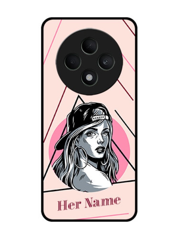 Custom Oppo F27 5G Custom Metal Phone CaseRockstar Girl Design