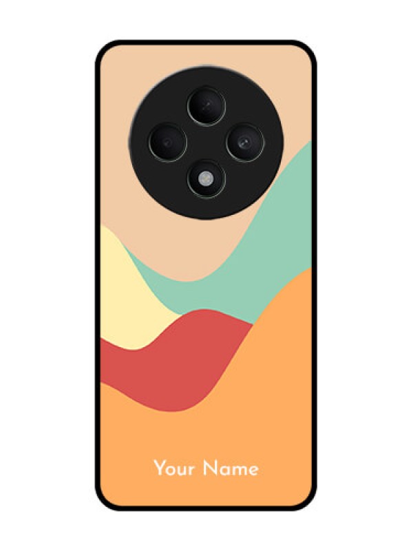 Custom Oppo F27 5G Custom Metal Phone CaseOcean Waves Multi - Colour Design