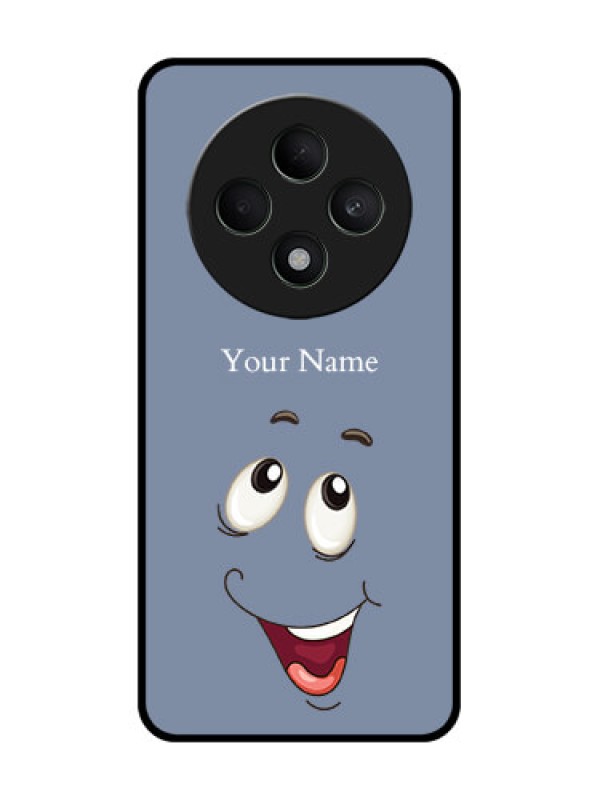 Custom Oppo F27 5G Custom Metal Phone CaseLaughing Cartoon Face Design