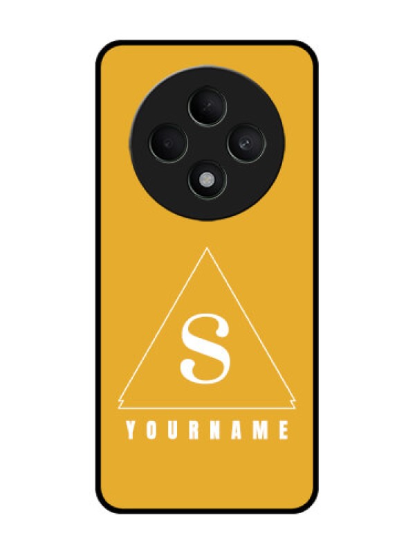 Custom Oppo F27 5G Custom Metal Phone CaseSimple Triangle Design