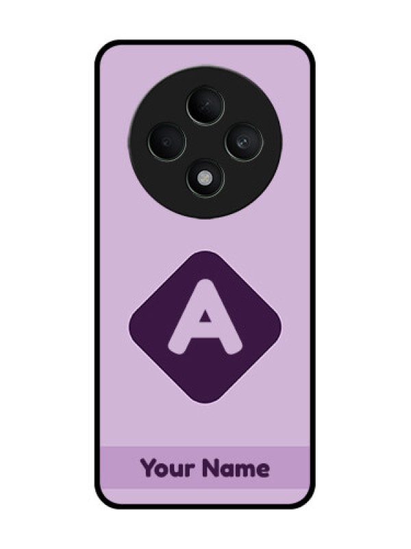 Custom Oppo F27 5G Custom Metal Phone CaseCustom Letter In Curved Badge Design