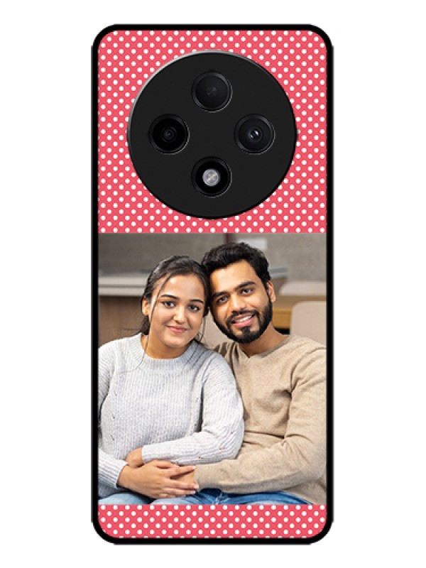 Custom Oppo F27 Pro Plus 5G Custom Metal Phone Case - White Dotted Design