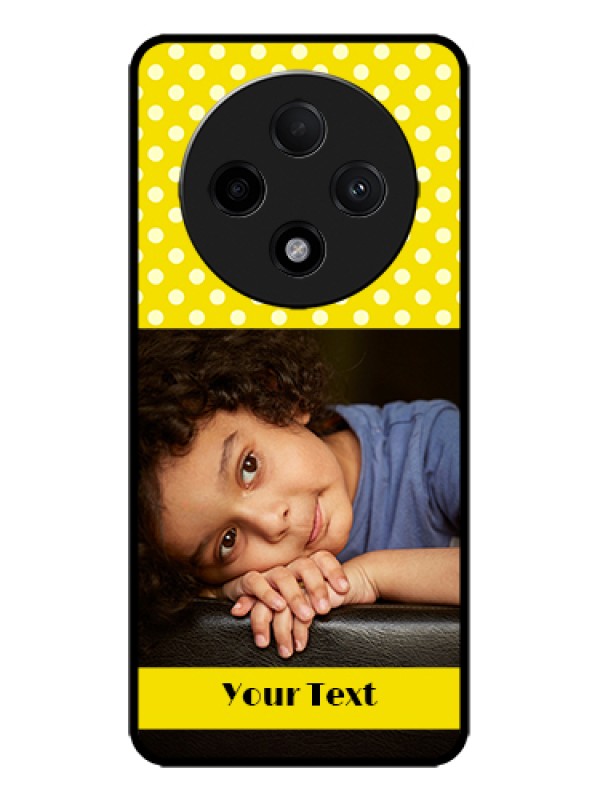 Custom Oppo F27 Pro Plus 5G Custom Metal Phone Case - Bright Yellow Case Design