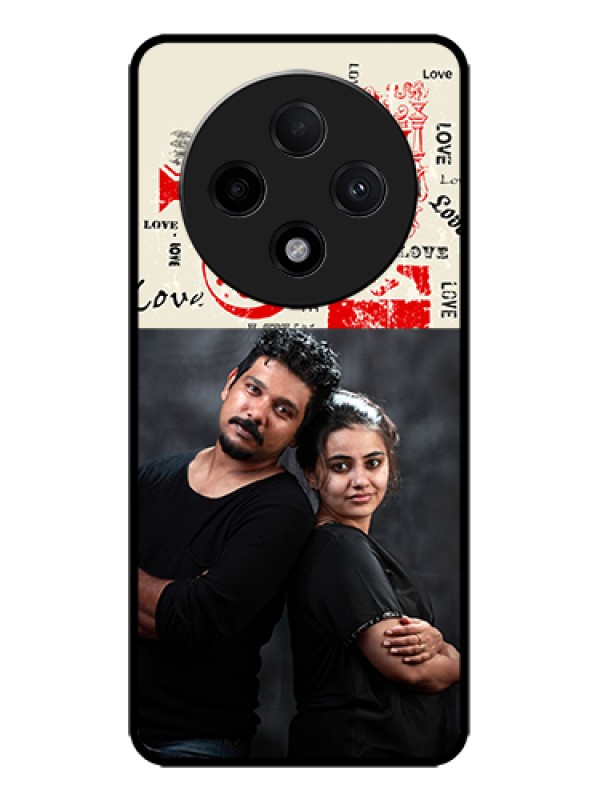Custom Oppo F27 Pro Plus 5G Custom Metal Phone Case - Trendy Love Design Case