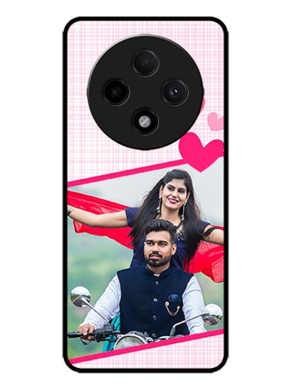 Custom Oppo F27 Pro Plus 5G Custom Metal Phone Case - Love Shape Heart Design