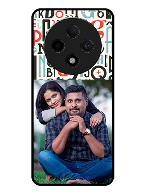 Custom Oppo F27 Pro Plus 5G Custom Metal Phone Case - Alphabet Design