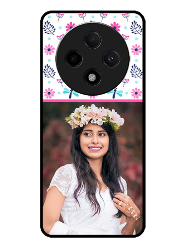 Custom Oppo F27 Pro Plus 5G Custom Metal Phone Case - Colorful Flower Design