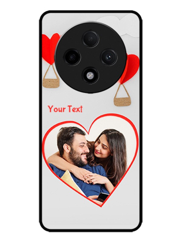 Custom Oppo F27 Pro Plus 5G Custom Metal Phone Case - Parachute Love Design