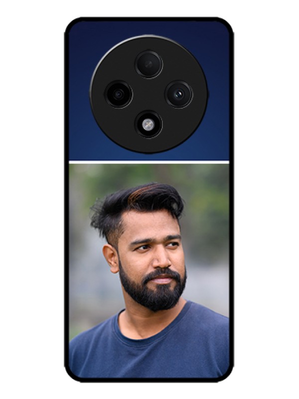 Custom Oppo F27 Pro Plus 5G Custom Metal Phone Case - Simple Royal Blue Design