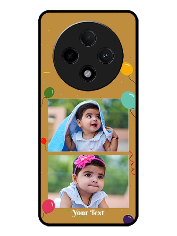 Custom Oppo F27 Pro Plus 5G Custom Metal Phone Case - Image Holder With Birthday Celebrations Design