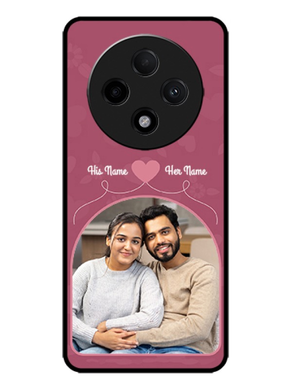 Custom Oppo F27 Pro Plus 5G Custom Metal Phone Case - Love Floral Design