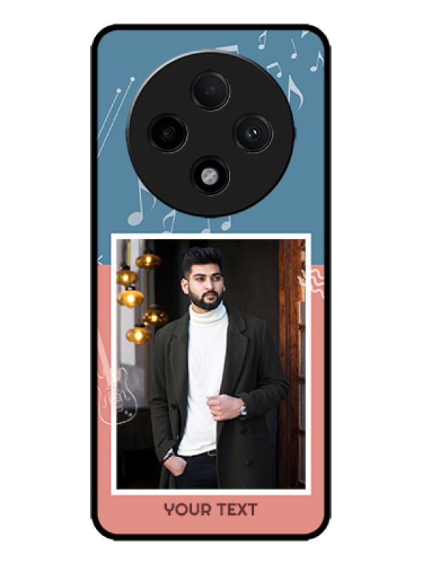 Custom Oppo F27 Pro Plus 5G Custom Metal Phone Case - With Color Musical Note Design