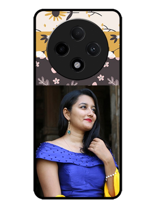 Custom Oppo F27 Pro Plus 5G Custom Metal Phone Case - Stylish Floral Design