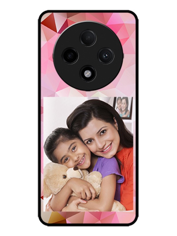 Custom Oppo F27 Pro Plus 5G Custom Metal Phone Case - Abstract Triangle Design