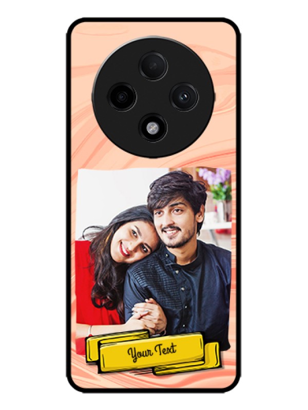 Custom Oppo F27 Pro Plus 5G Custom Metal Phone Case - Marble Texture Design