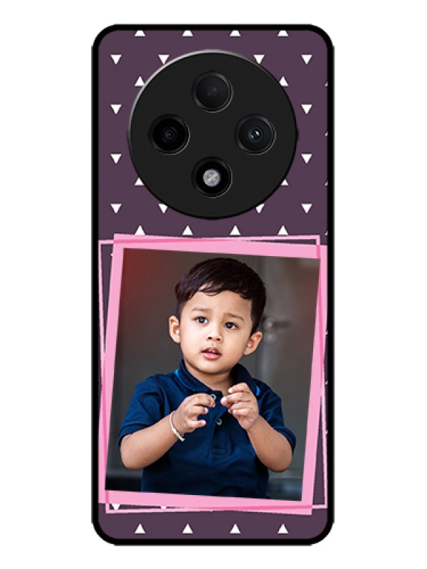 Custom Oppo F27 Pro Plus 5G Custom Metal Phone Case - Triangle Pattern Dotted Design