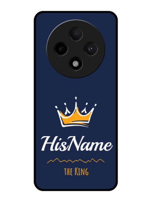 Custom Oppo F27 Pro Plus 5G Custom Metal Phone Case - King With Name Design